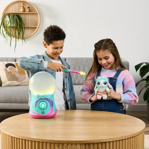 Magic Mixies Magical Misting Crystal Ball Interactive 8" Mixes Blue Plush Toy - Picture 6 of 9